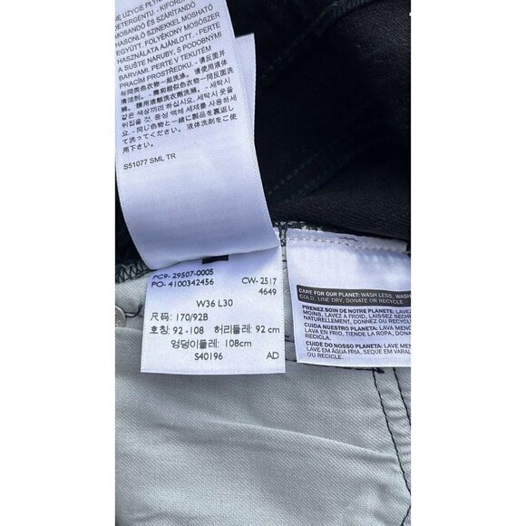 Levi's 502 Strauss Men's Tapered leg Navy Irregular Jeans Size W36 L30 - Picture 9 of 14